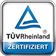 Logo TÜV Rheinland - Zertifizierter Einbruchschutz